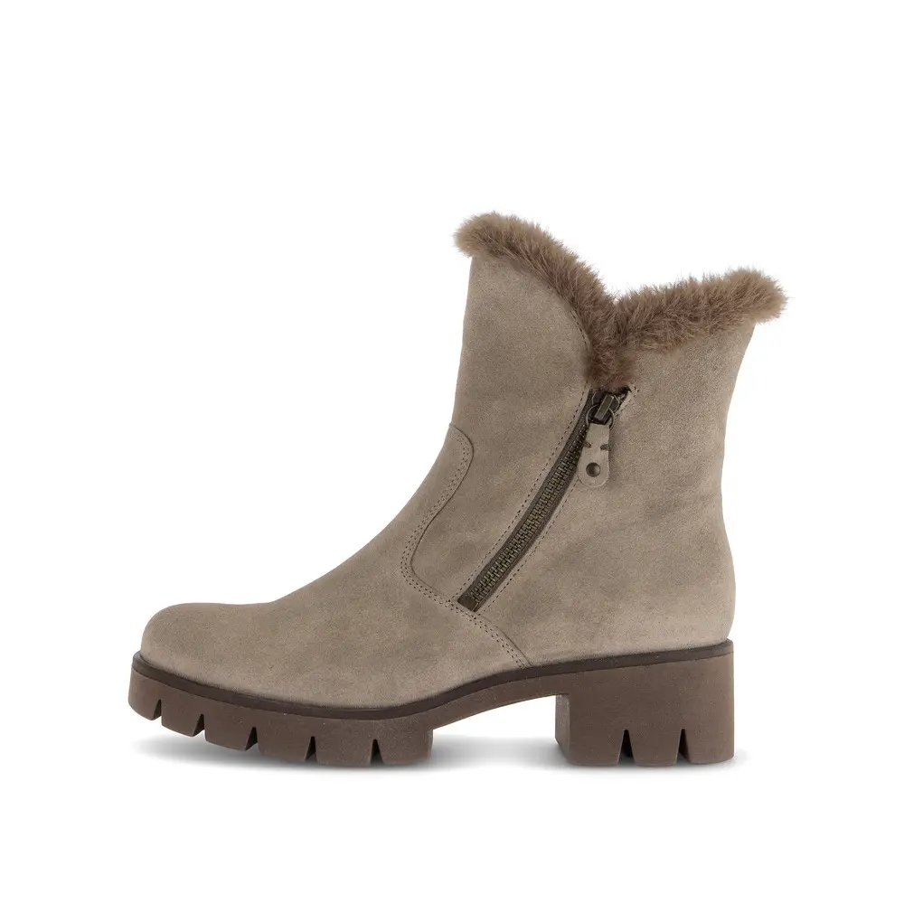 Damen Stiefeletten Mit Doppelreißverschluss Gabor Dreamvelour
