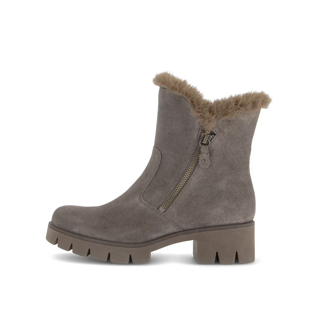 Damen Stiefeletten Mit Doppelreißverschluss Gabor Dreamvelour