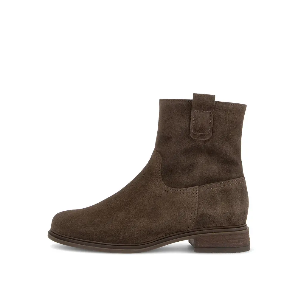 Womens Round Toe Heeled Ankle Boots Gabor Dreamvelour