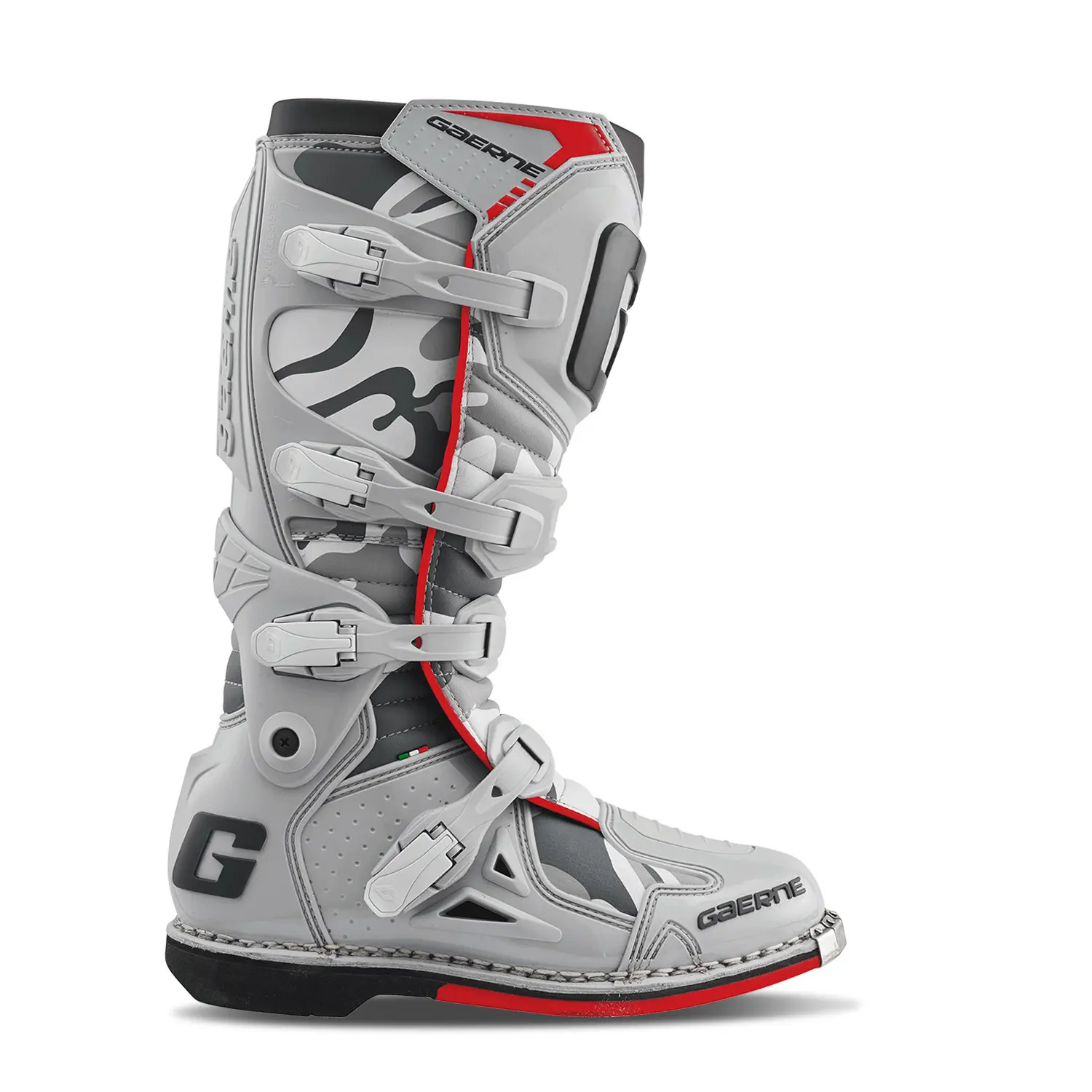 Gaerne Fastback Endurance Lichtgrijs Donkergrijs Crosslaarzen - Laars