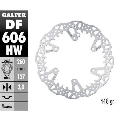 Bremsscheibe Motorrad vorne Galfer Shark Fixe KTM/GASGAS/HUSQV/STARK/TRIUMPH