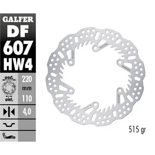 Motorrad-Bremsscheibe Galfer Shark KTM/GAS GAS/HUSQUARNA