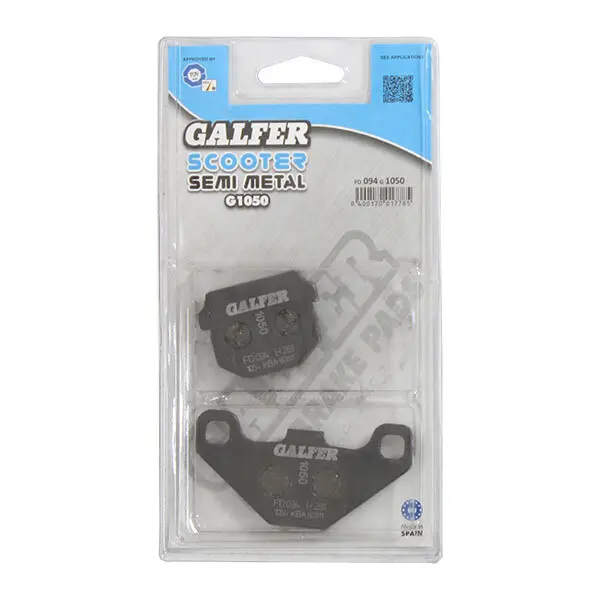 Motorrad-Bremsbelag aus Halbmetall Galfer G1050 FD094