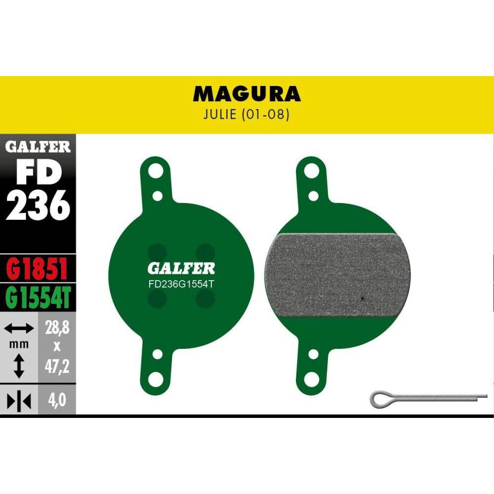 Velo Store - UK Brake pad Galfer Bike Magura Julie (01-08) | Extra 10% off with Subscription, Postage £16.79 to UK Fedex.
