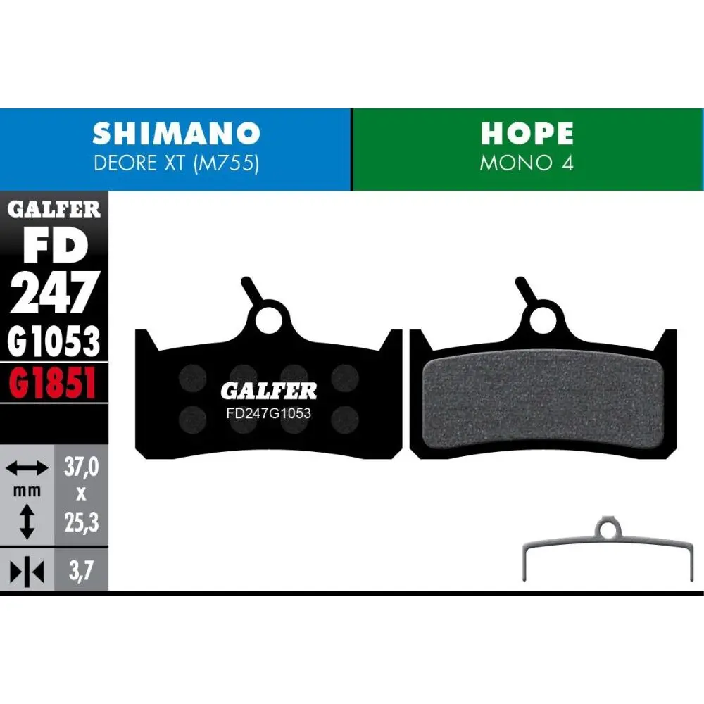 Galfer Bremsbeläge Disc Standard für Shimano