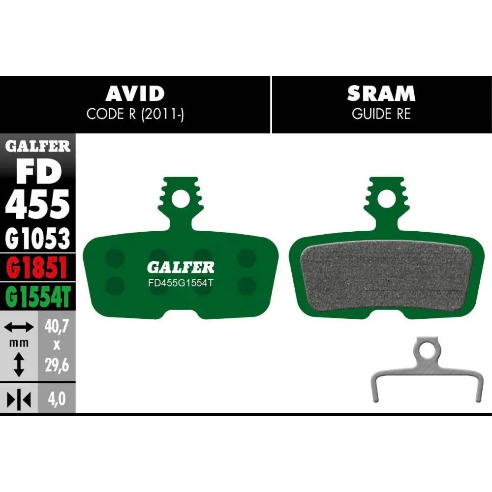 Bremsbelag Galfer Avid 2011