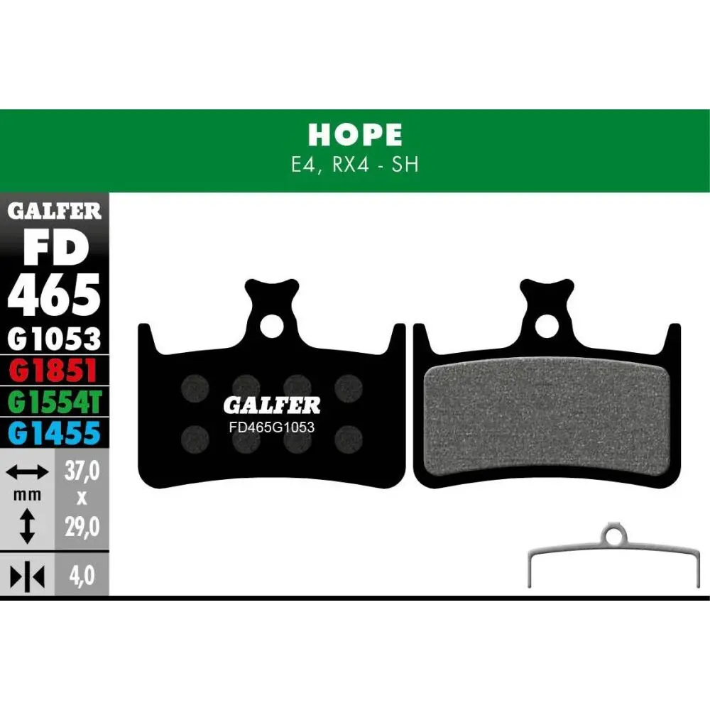 Bremsbelag Galfer Hope E4
