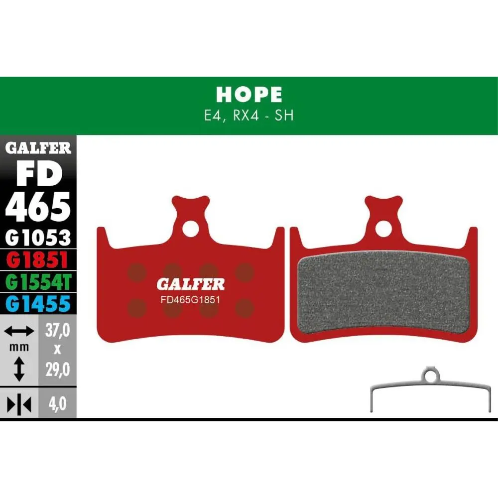 Bremsbelag Galfer Hope E4
