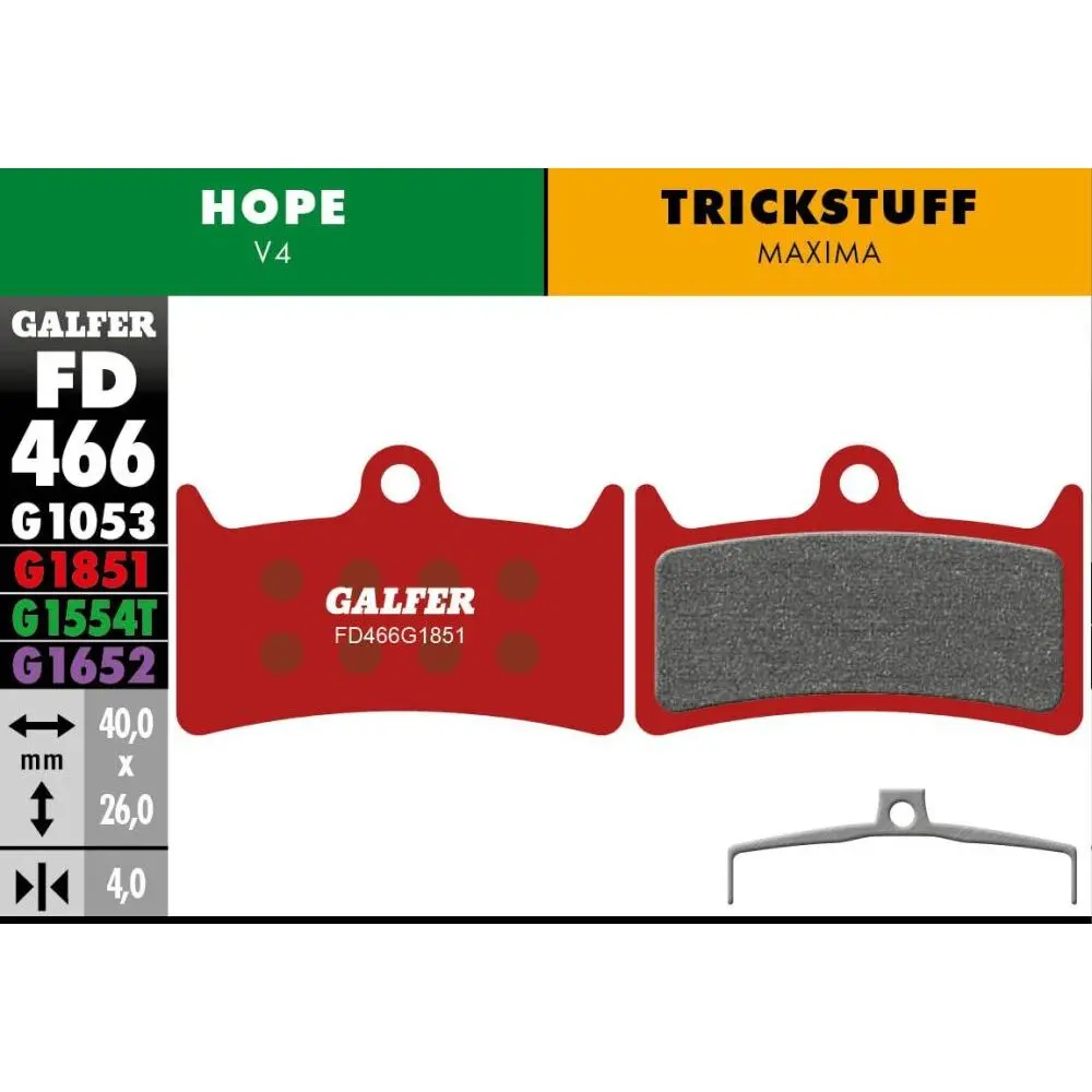 Bremsbelag Galfer Hope V4