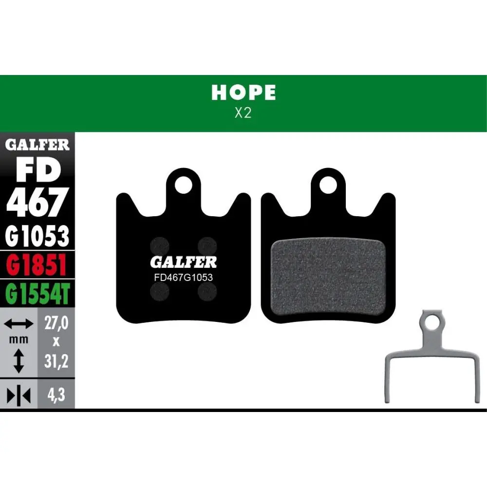 Bremsbelag Galfer Hope X2