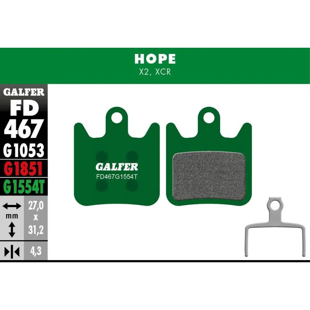 Bremsbelag Galfer Hope X2