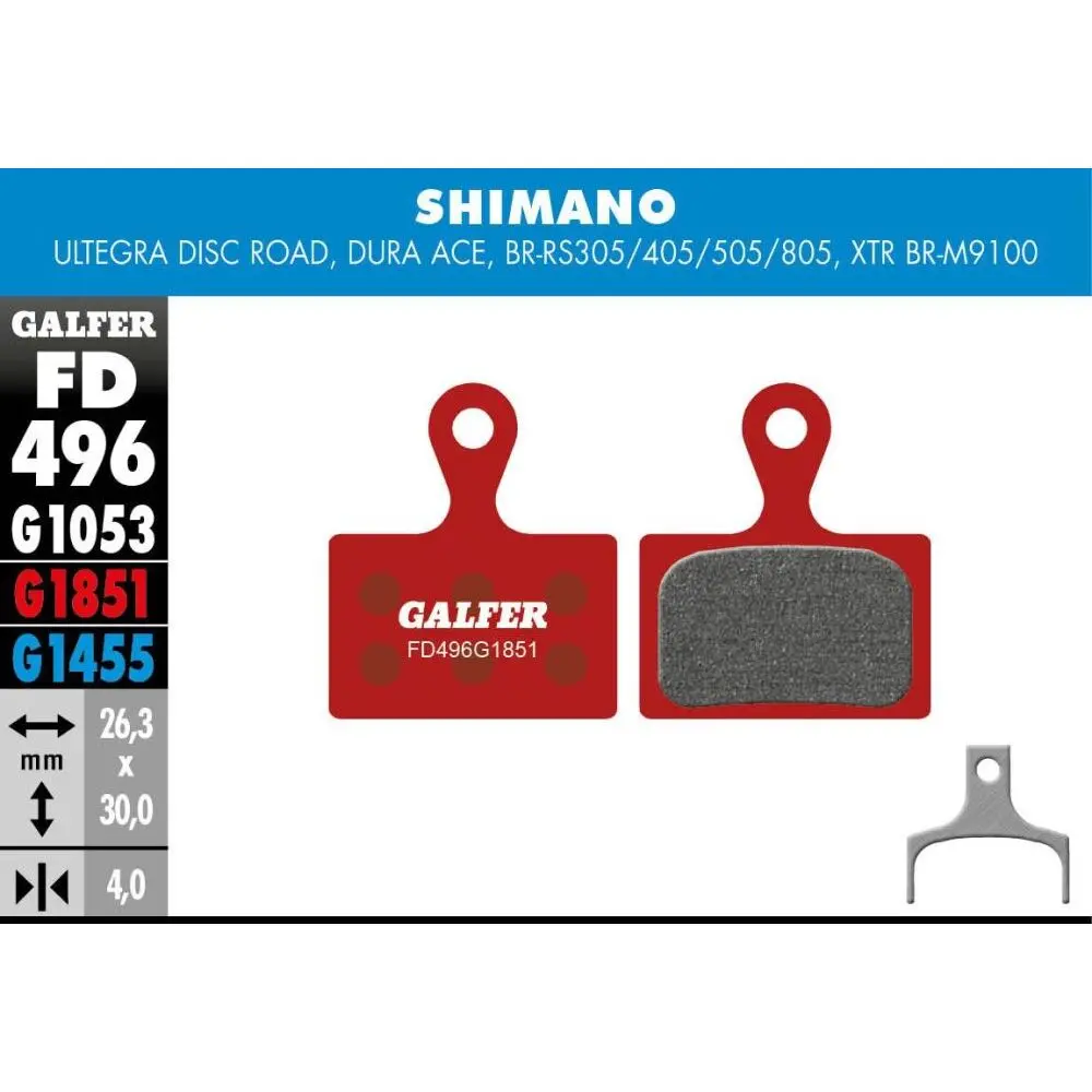 Bremsbelag Galfer Fd496 Shim Ultegra