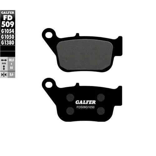 Organischer Bremsbelag Semi Metal Galfer G1054 Fd509