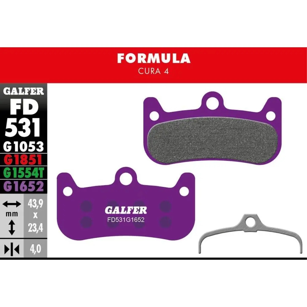 Bremsbelag Galfer Formula Cura 4
