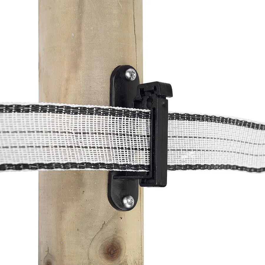 Gallagher Noir Insulators For Powerline Electric Fence Support (X25)