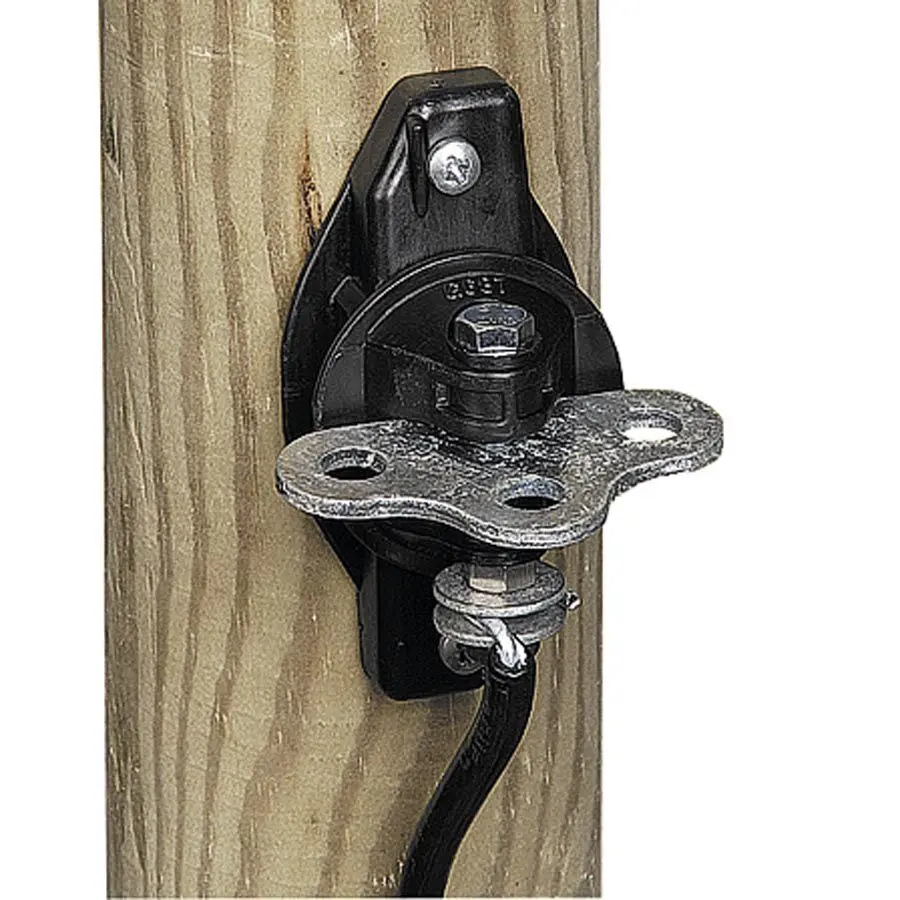 Isolateurs pour clôture électrique d'ancrage 3 directions Gallagher (x4)