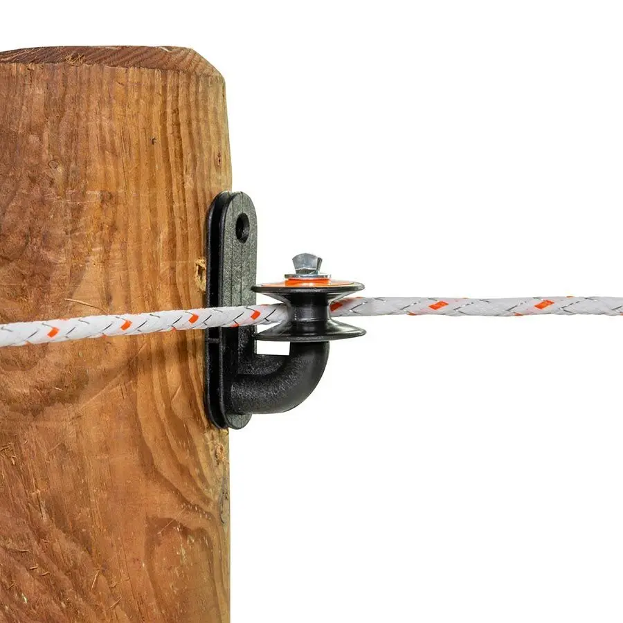 Meilleurs prix pour Isolateurs pour clôture électrique d'angle à poulie pour piquets bois Gallagher (x30)
