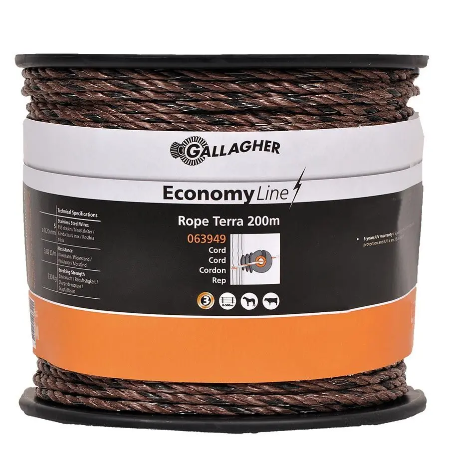 Gallagher Marron Fence Cord Eco