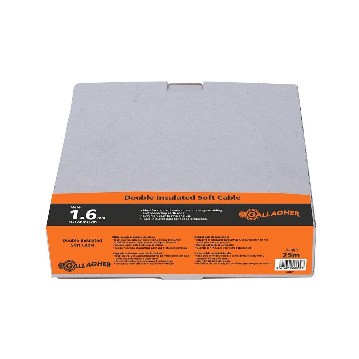 Comparer les prix de Câble de terre souple pour clôture électrique Gallagher 100 Ohm/km