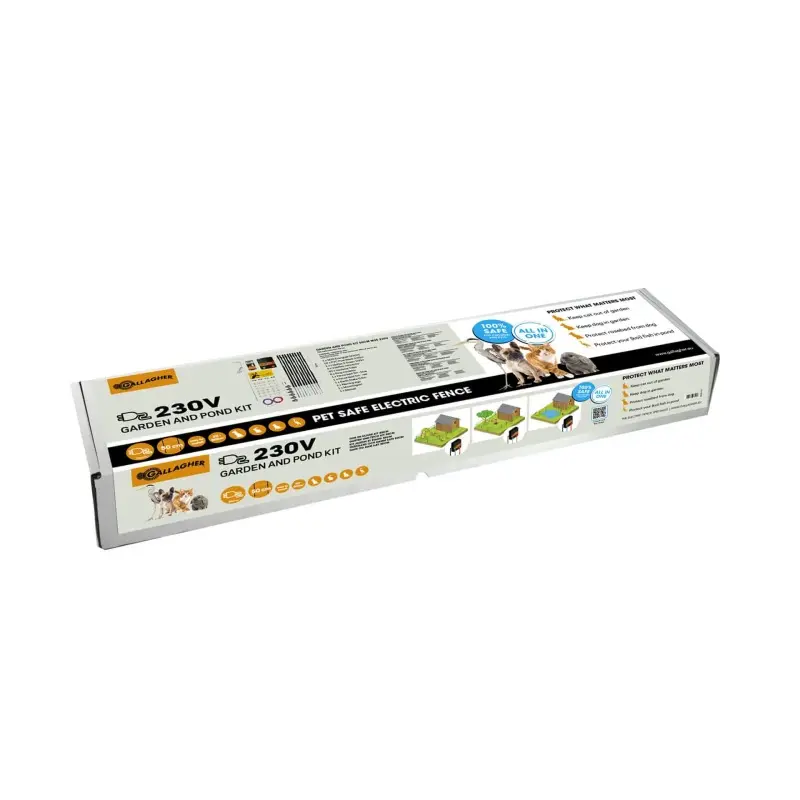 Kit pour clôture électrique jardin et étang Gallagher M35