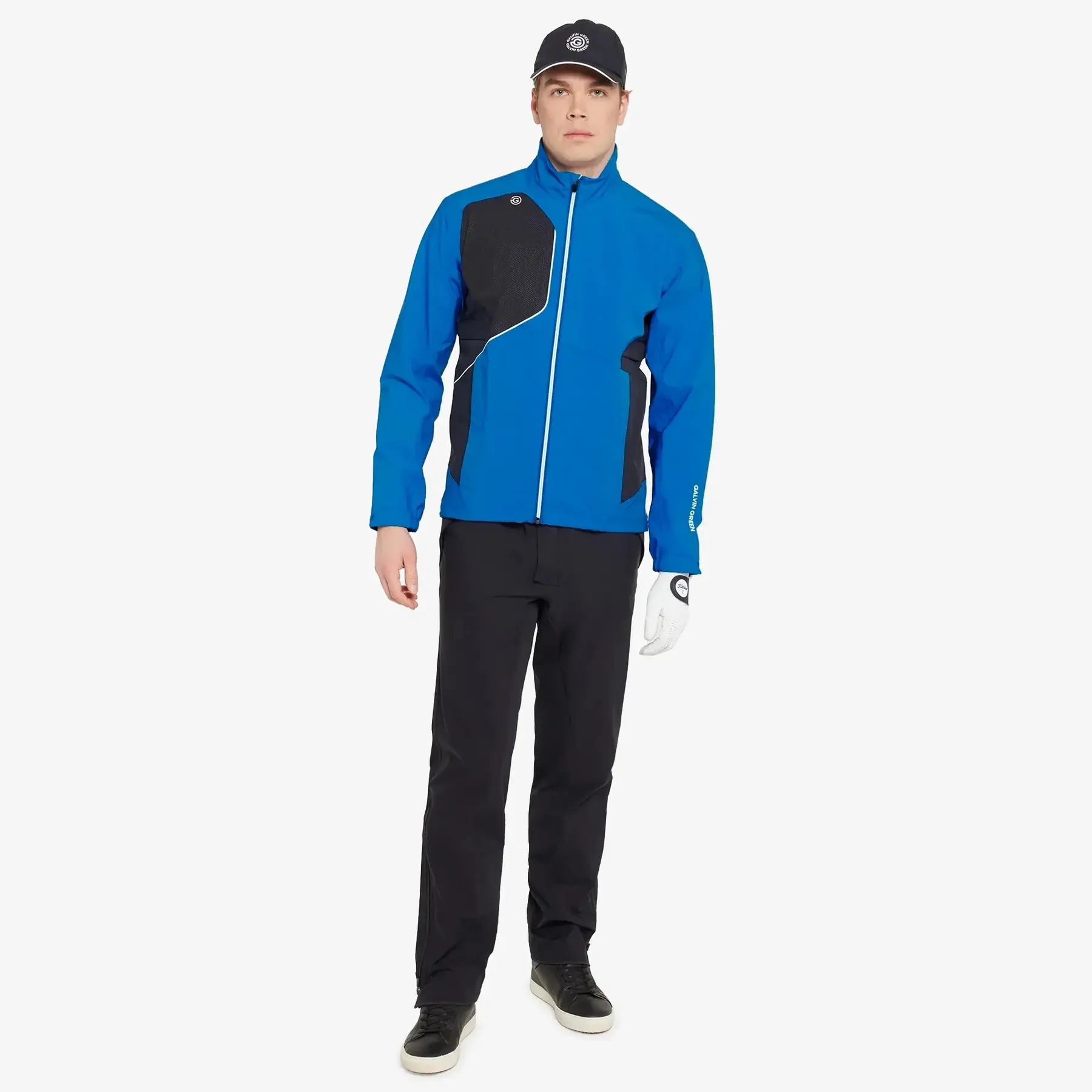Veste Coupe-vent Galvin Green Taille L - Vert/bleu/noir - Polyester Softshell - Occasion Bon état
