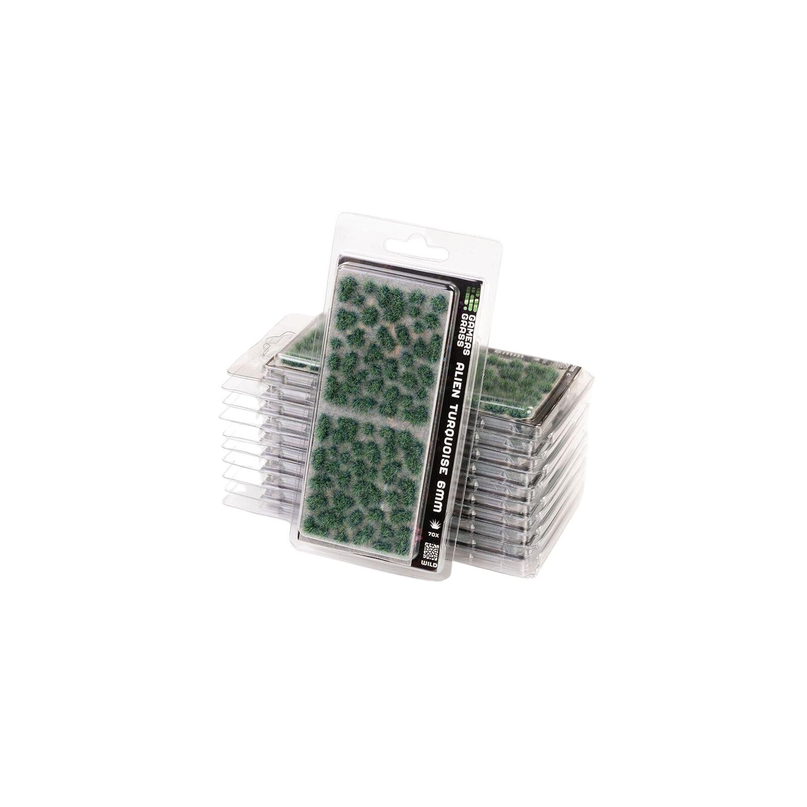 0738956788207 - Gamers Grass GGA-TG - Alien Turqoise 6mm Tufts (Wild)