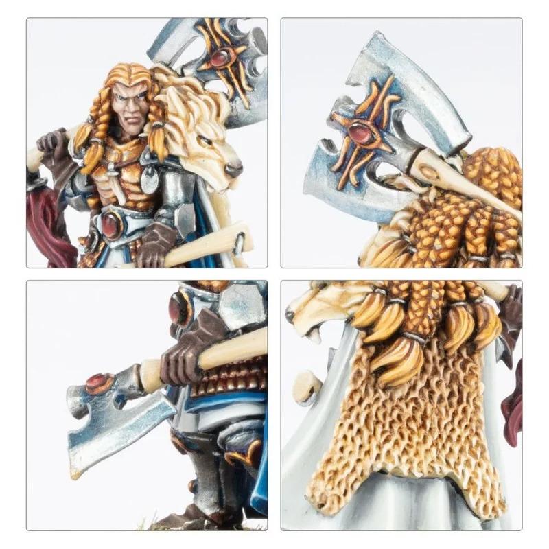 5011921221561 - Figurine Warhammer ToW - Royaumes des Hauts Elfes  Kohril Lionmane