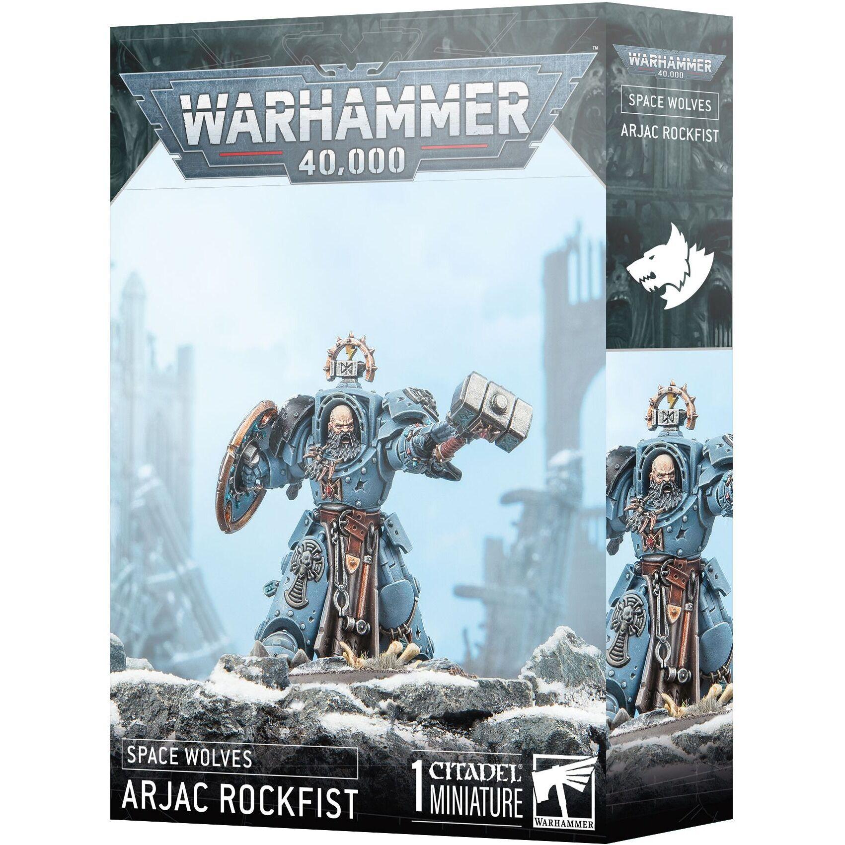 5011921247868 - Figurine Warhammer 40k - Space Wolves Arjac Rockfist (2025)