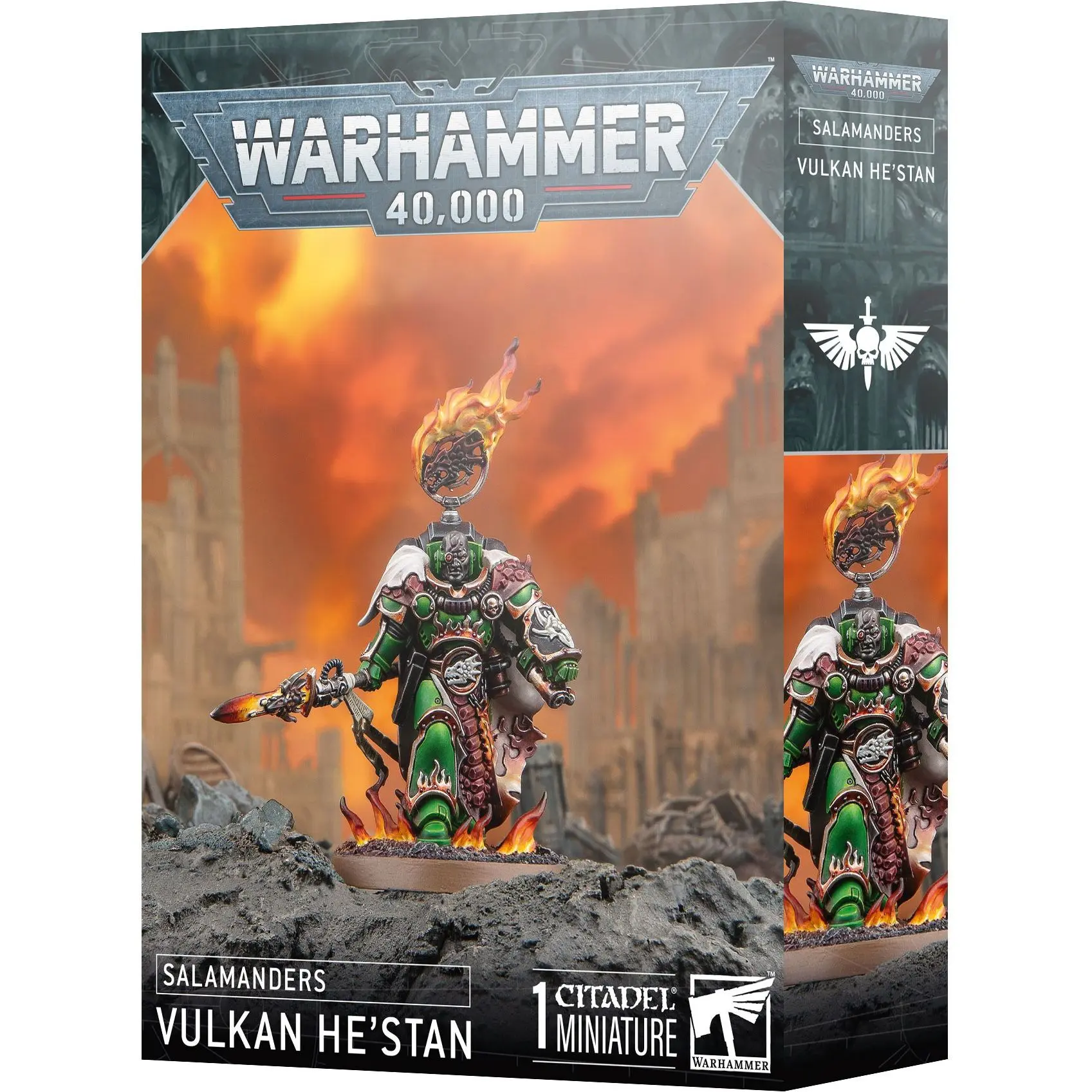 Figurine Games Workshop Warhammer 40k - Salamanders Vulkan He'Stan