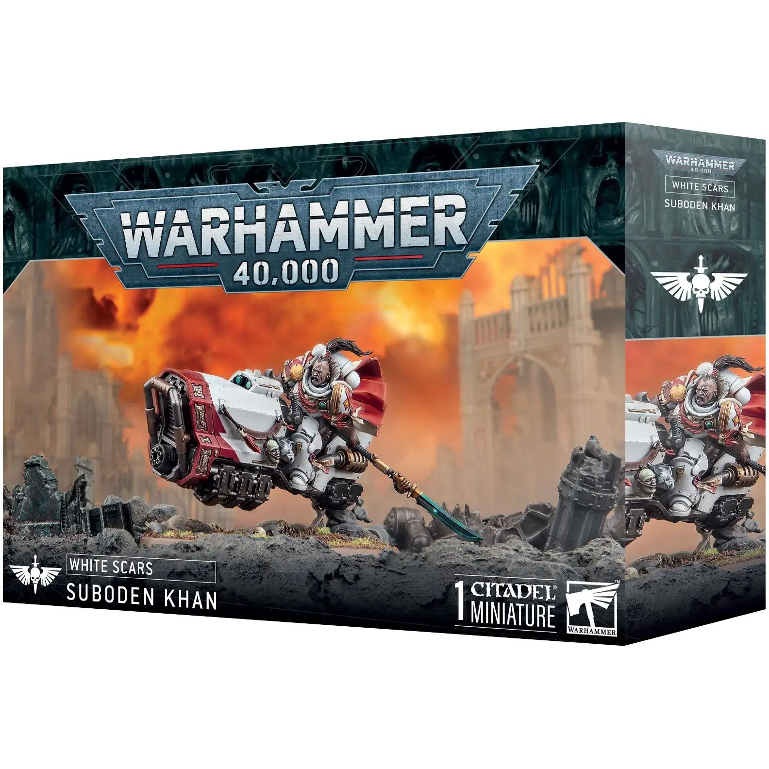 Figurine Games Workshop Warhammer 40k - White Scars Suboden Khan