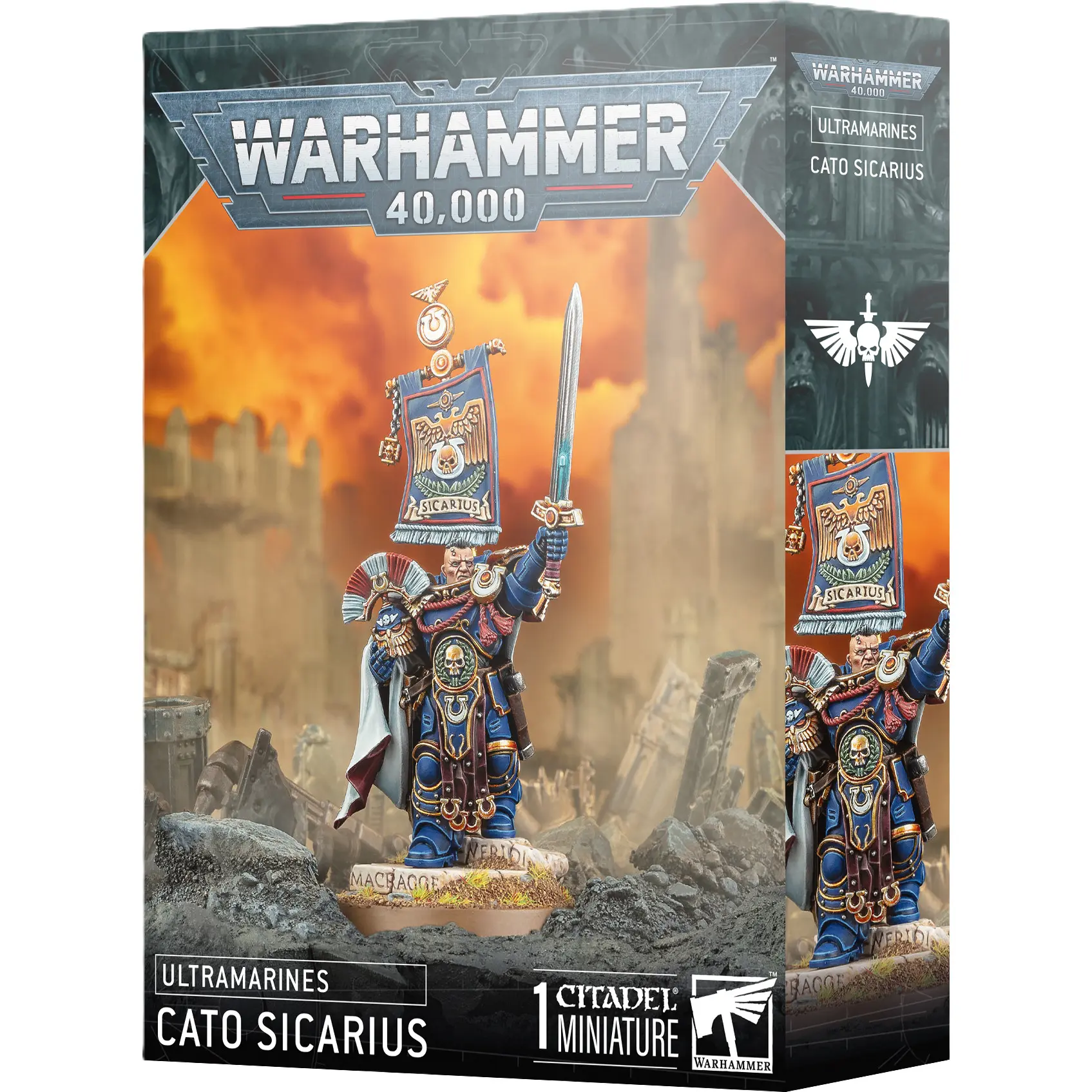 Figurine Games Workshop Warhammer 40k - Ultramarines Cato Sicarius
