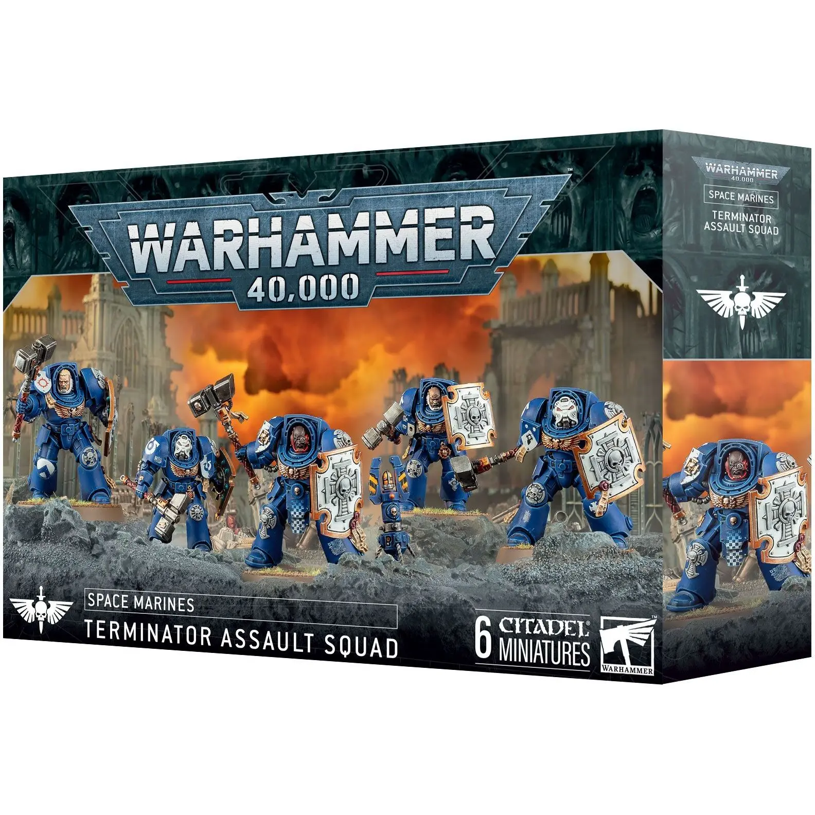 Gesellschaftsspiele Games Workshop Warhammer 40k - Space Marines Escouade d'Assaut de Terminators