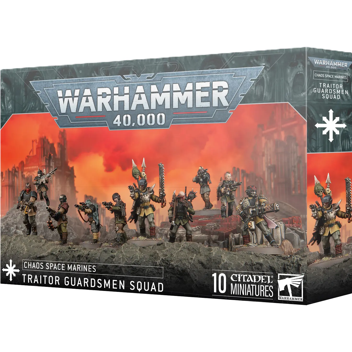 Figurine Games Workshop Warhammer 40k - Space Marine du Chaos Escouade de Gardes Renegats