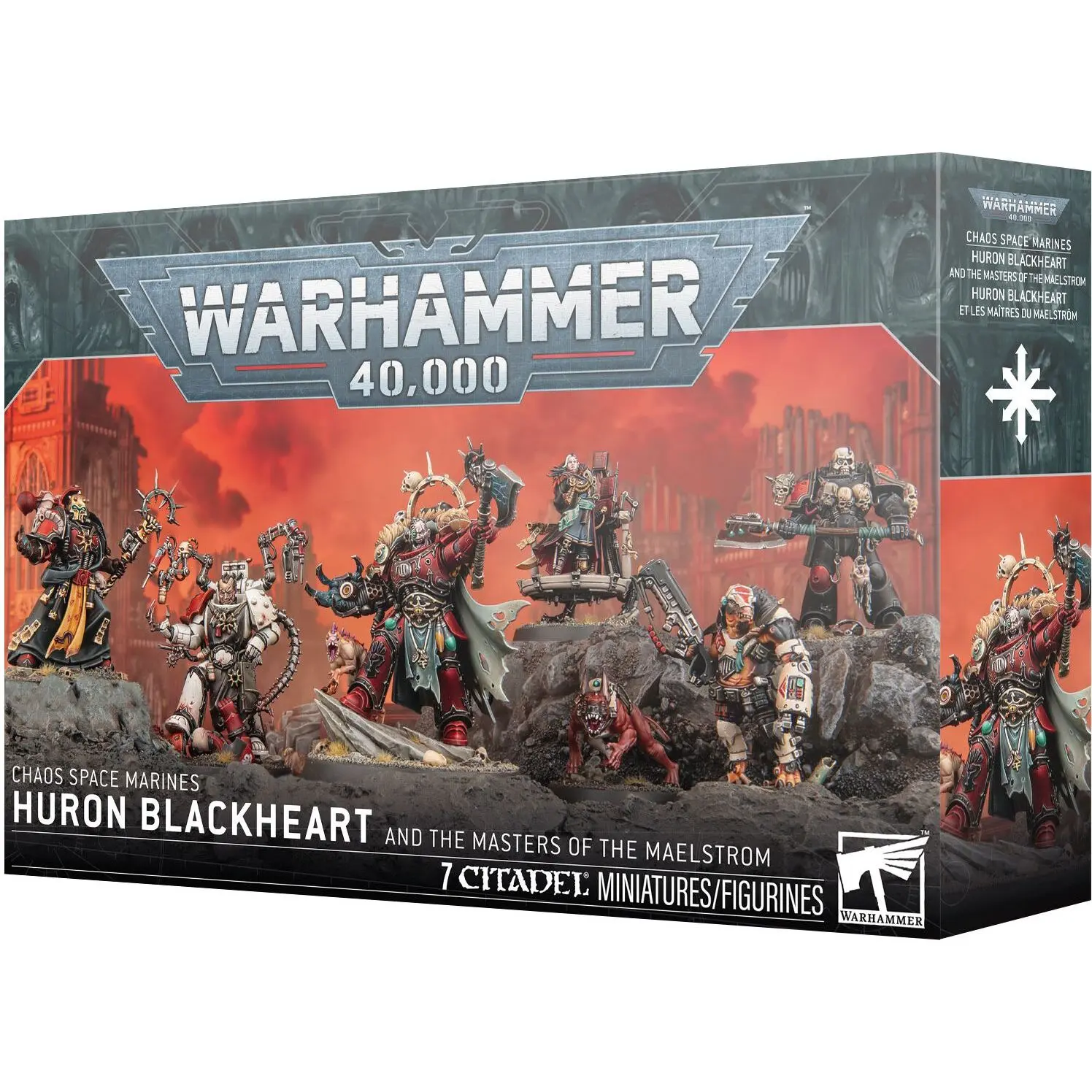Figurines Games Workshop Warhammer 40K - Huron Sombre Coeur Et Les Maitres Du Maelstrom