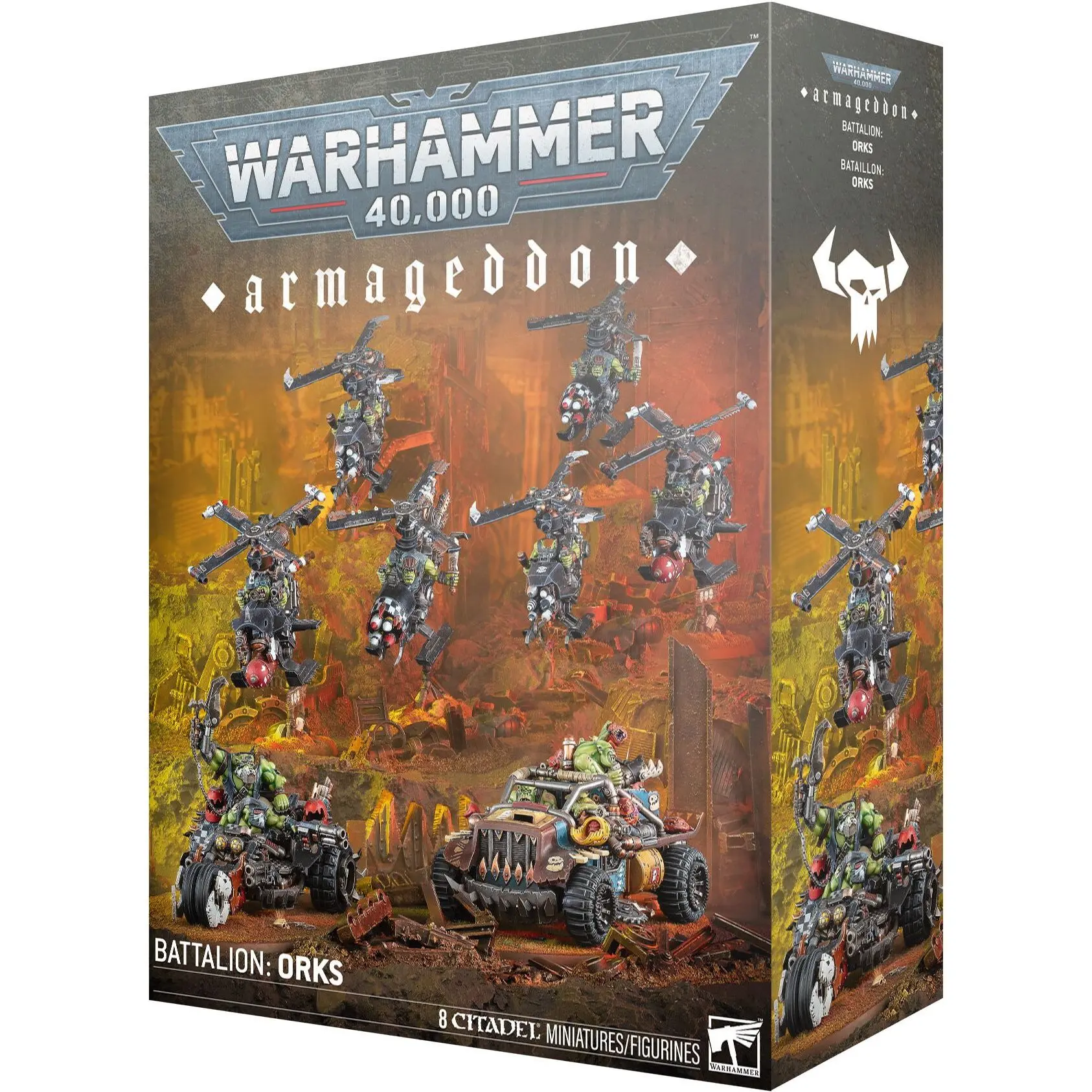 Figurine Games Workshop Warhammer 40k - Bataillon Armageddon , Orks