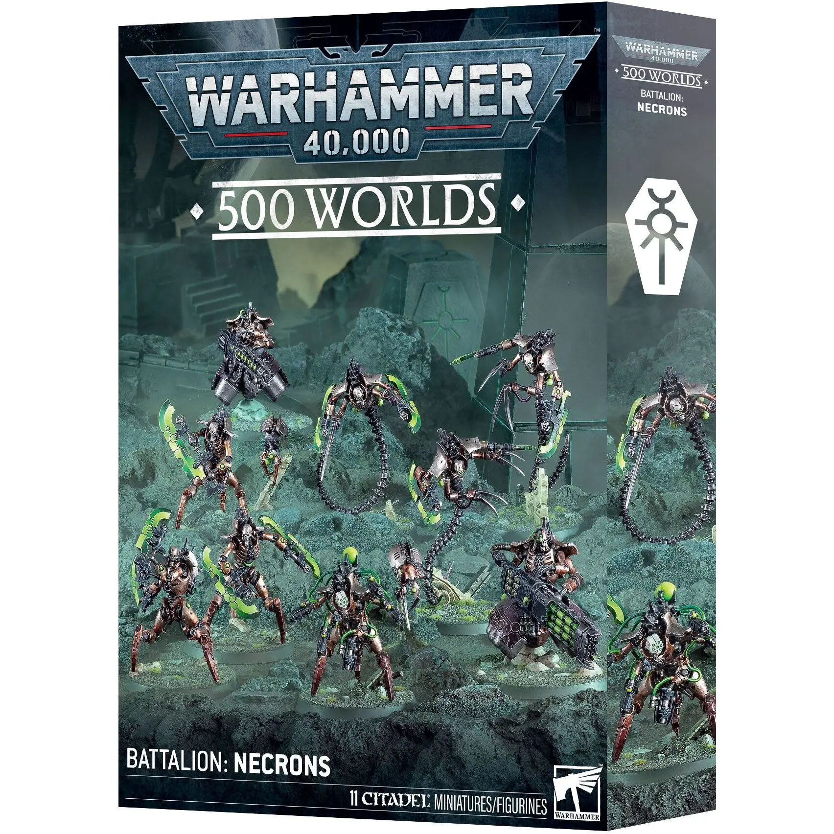 Figurine Games Workshop Warhammer 40k - Bataillon des 500 Mondes : Necrons