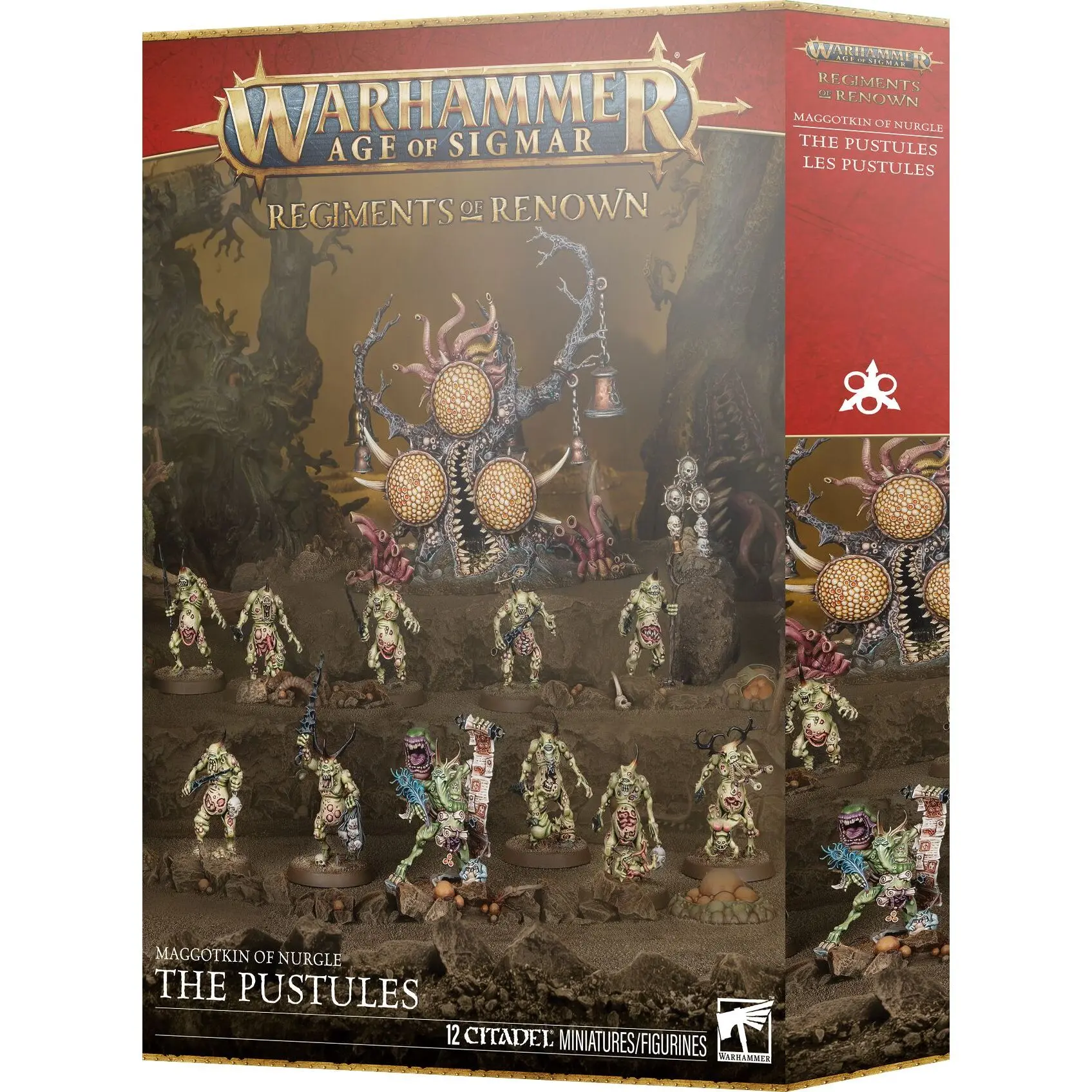 Figurine Games Workshop Warhammer AoS - Maggotkin of Nurgle : The Pustules