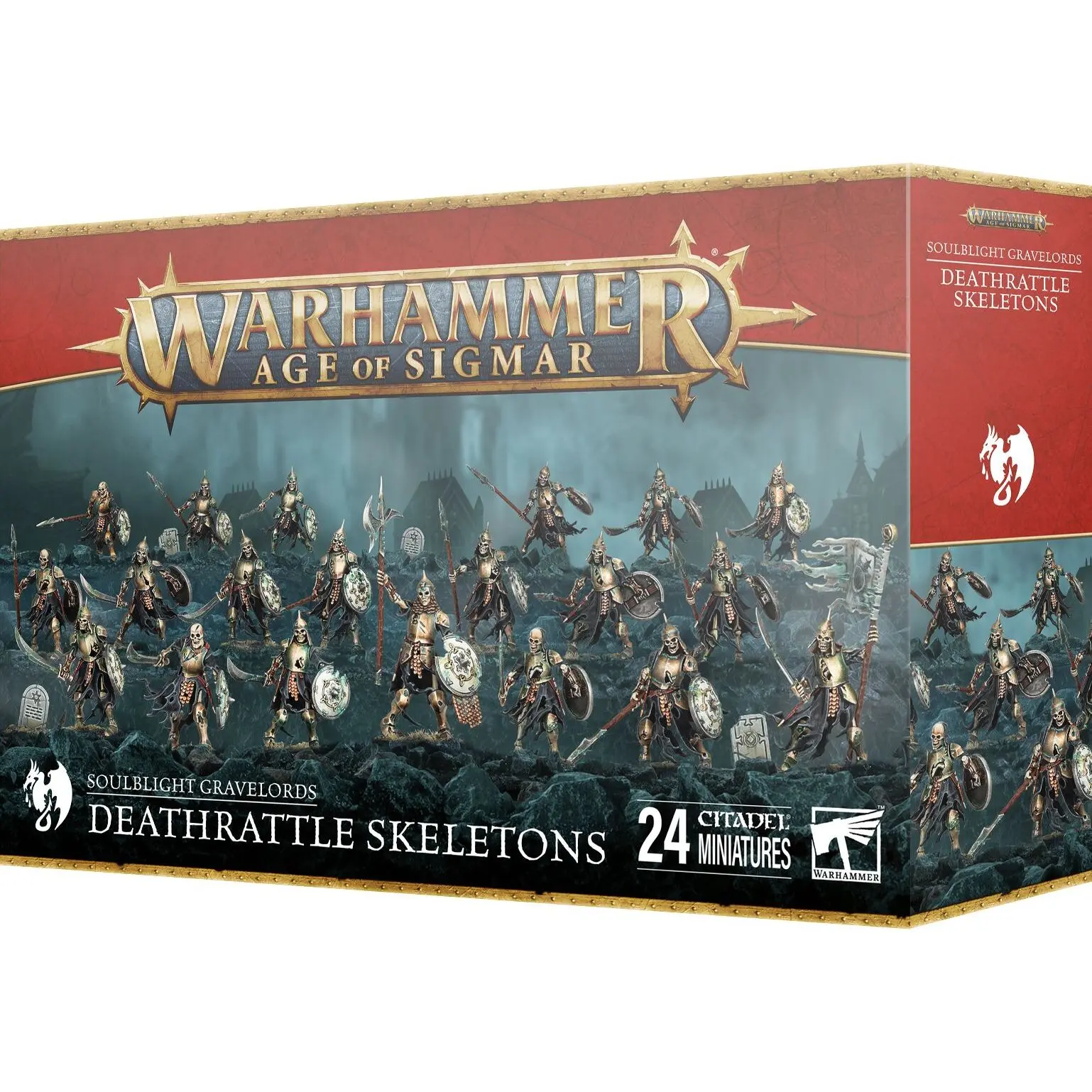 Figurine Games Workshop Warhammer AoS - Soulblight Gravelords Deathrattle Skeletons (2025)