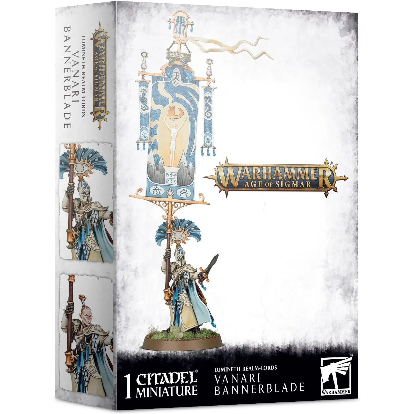 Beeldje Games Workshop Warhammer AoS - Lumineth Realm-lords Vanari BannerBlade