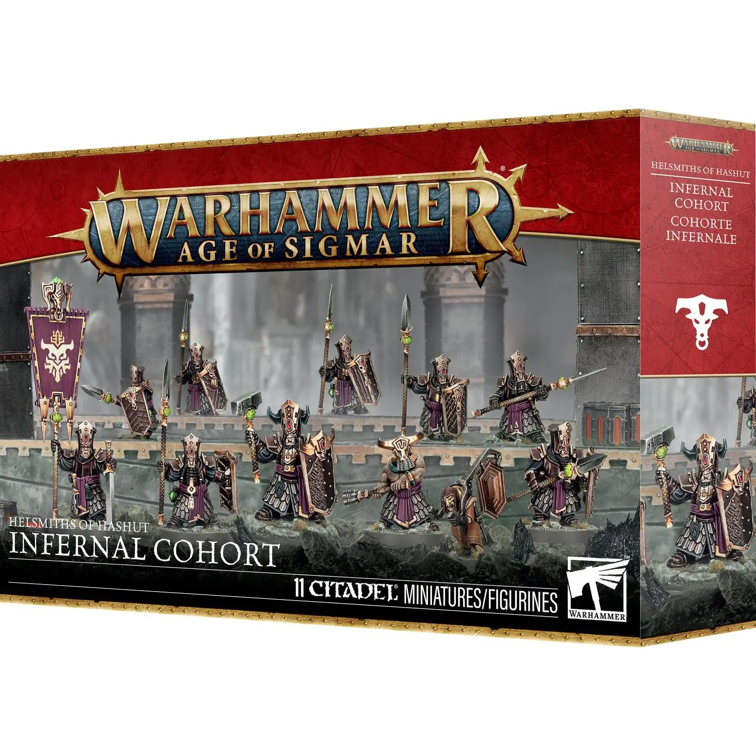 Figurine Games Workshop Warhammer AoS - Forgeruines de Hashut Cohorte Infernale