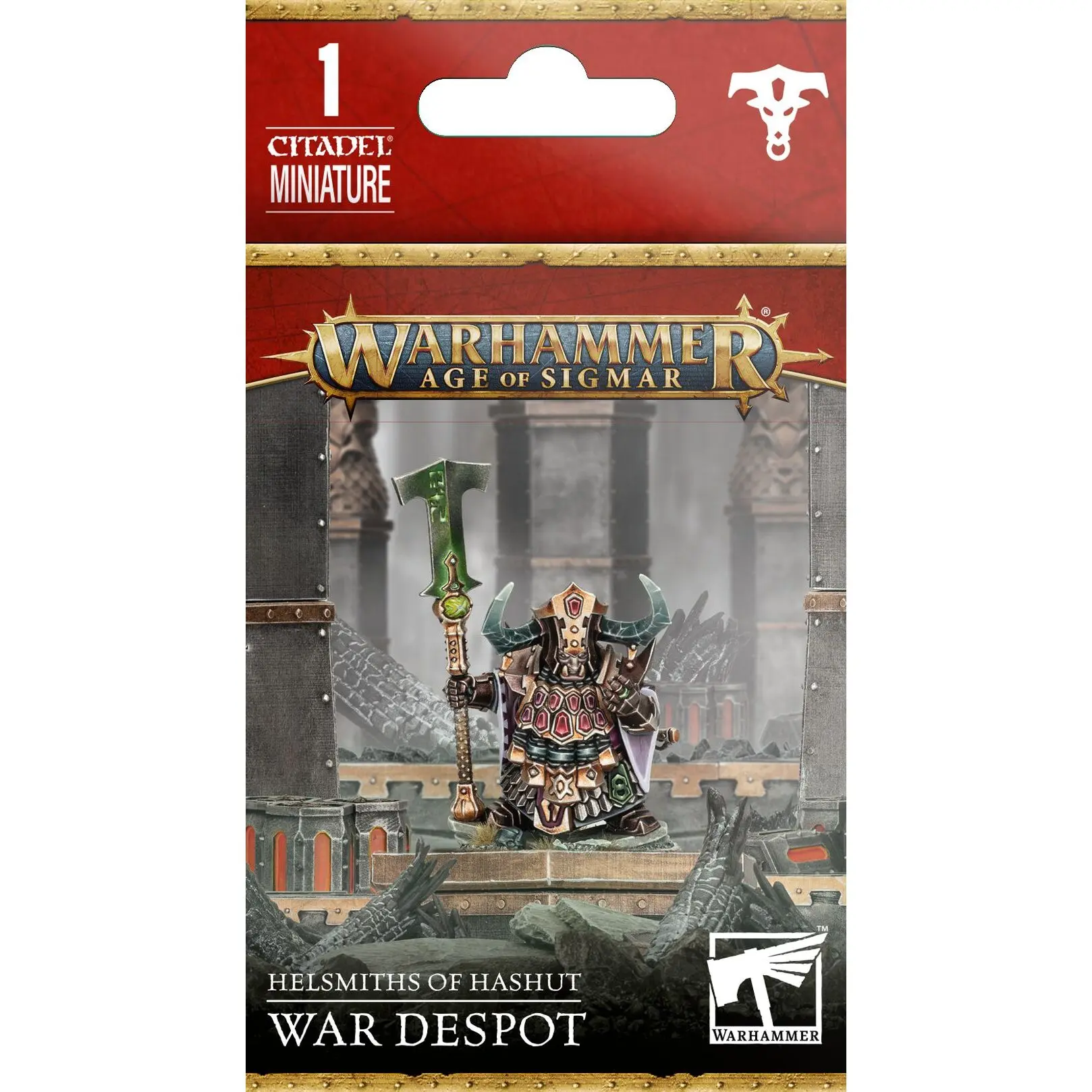 Figurine Games Workshop Warhammer AoS - Forgeruines de Hashut Despote de Guerre