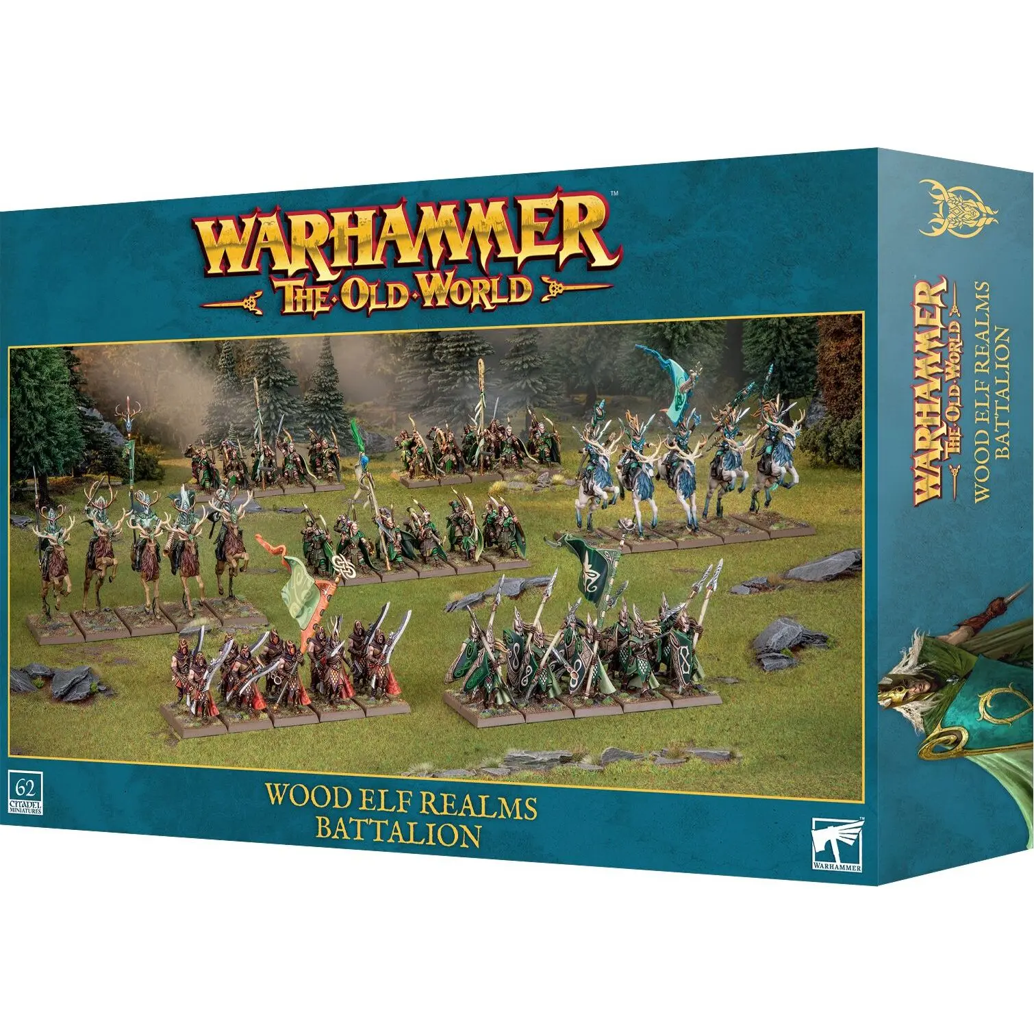 Figurine Games Workshop Warhammer ToW - Royaumes Elfes Sylvains : Bataillon