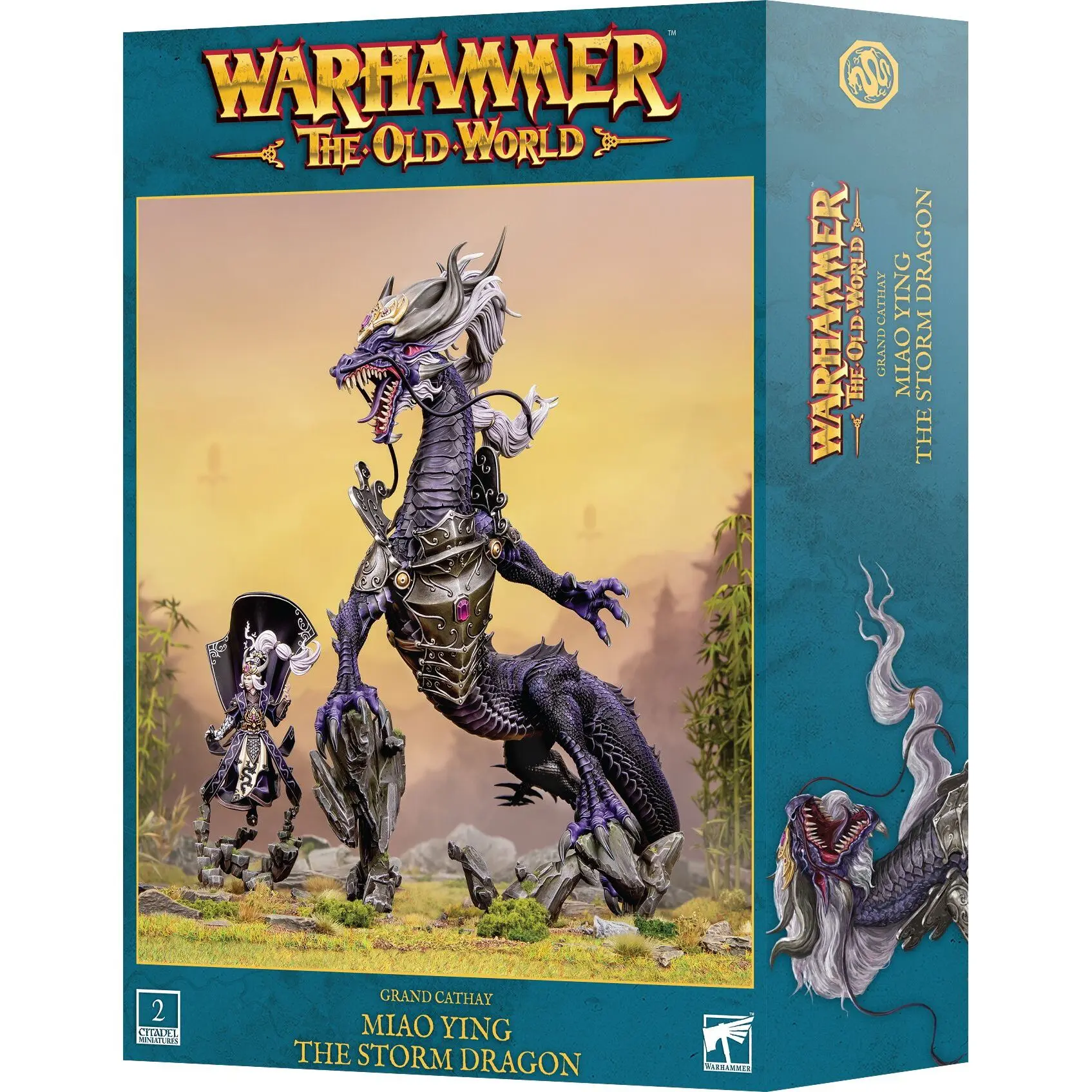 Figurine Games Workshop Warhammer Tow - Grand Cathay Miao Ying Le Dragon De La Tempete