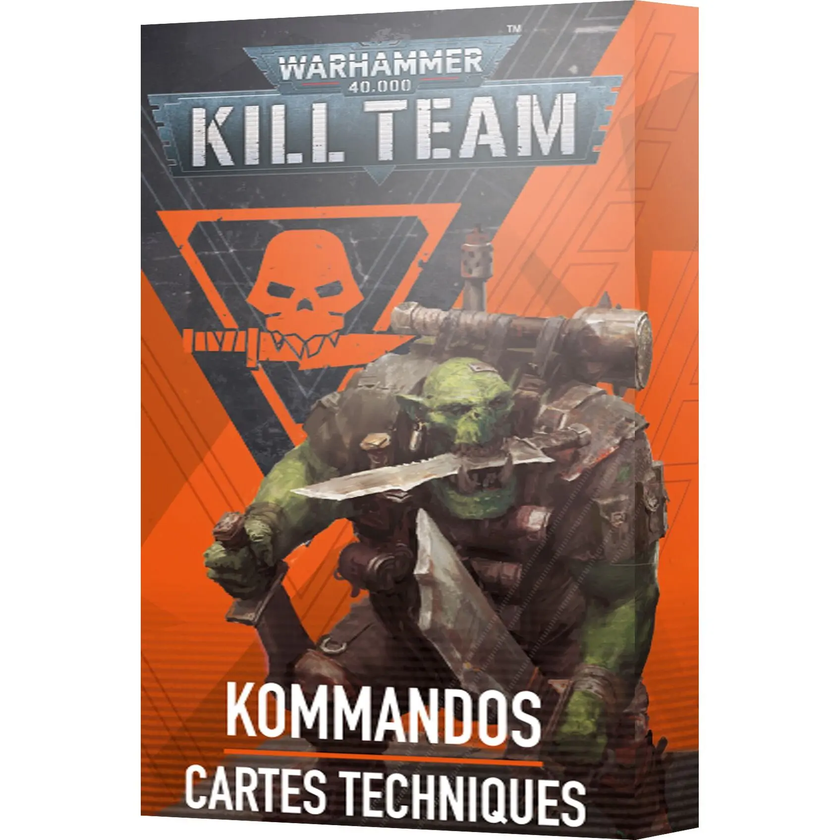 5011921232451 - Gesellschaftsspiele Warhammer 40k - Kill Team Datacards Kommandos Orks (Fr)