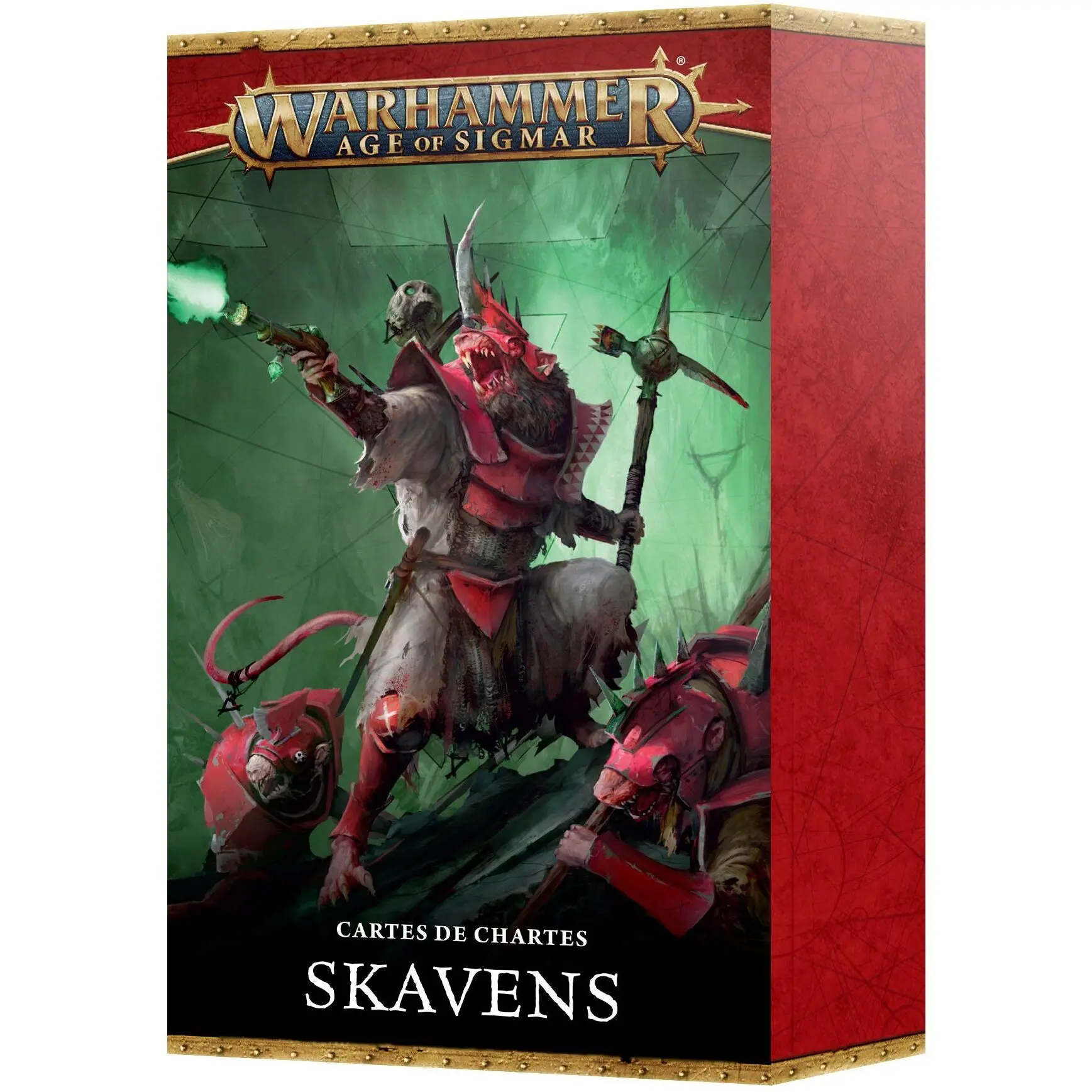 5011921240418 - Gesellschaftsspiele Warhammer AoS - Warscroll Cards V4  Skaven (Fr)