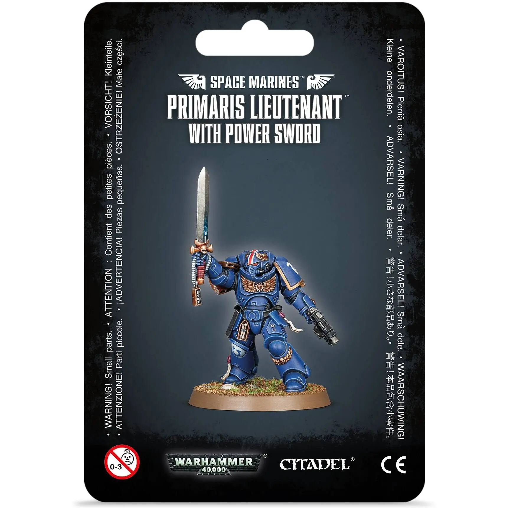 5011921091003 - 9-teilige Figur Warhammer 40k - Space Marine Primaris Lieutenant With Power Sword