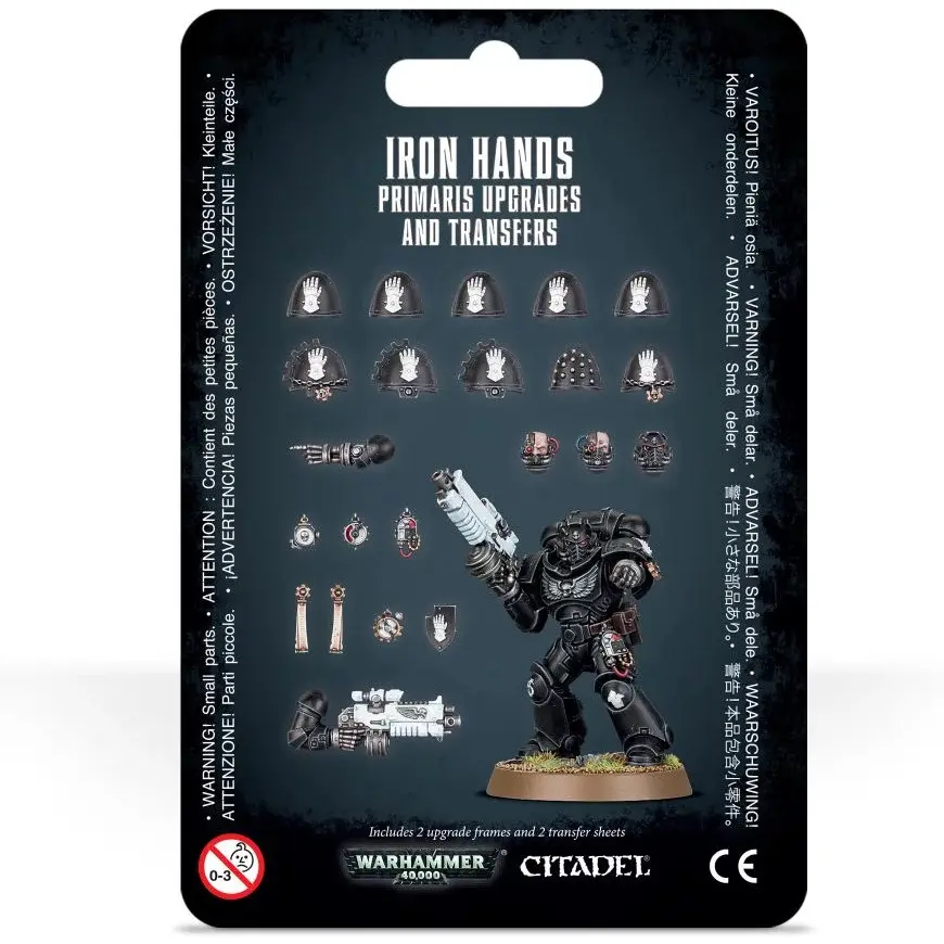 5011921118632 - Figurine mit 46 Teilen Warhammer 40k - Iron Hands Primaris Upgrades & Transfers