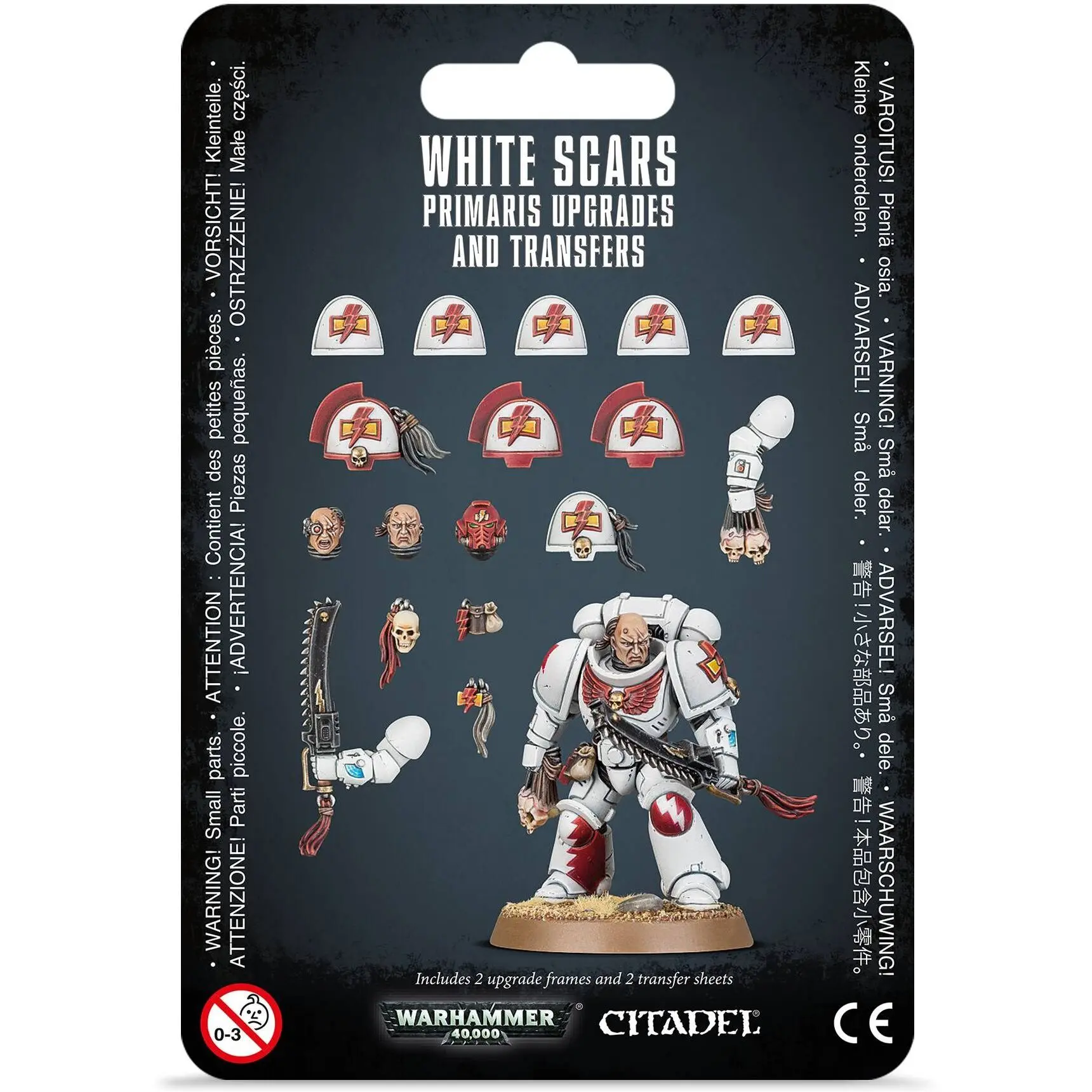 5011921999187 - Figurine aus 17 Teilen Warhammer 40k - White Scars Primaris Upgrades & Transfers