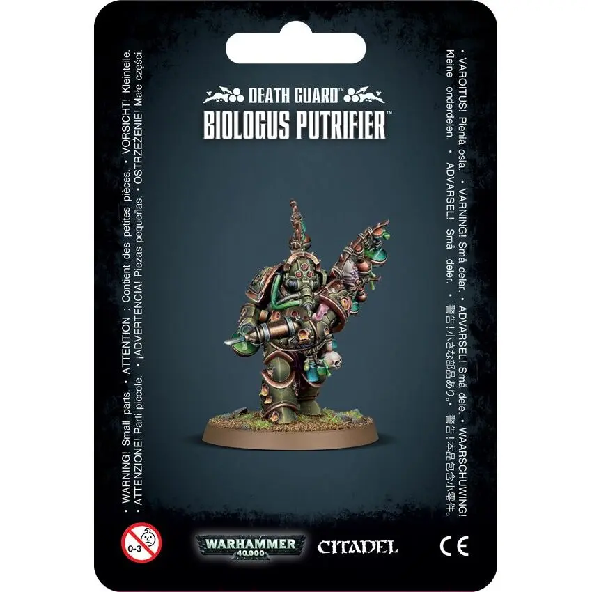 5011921087624 - Figurine aus 10 Teilen Warhammer 40k - Death Guard Biologus Putrifier