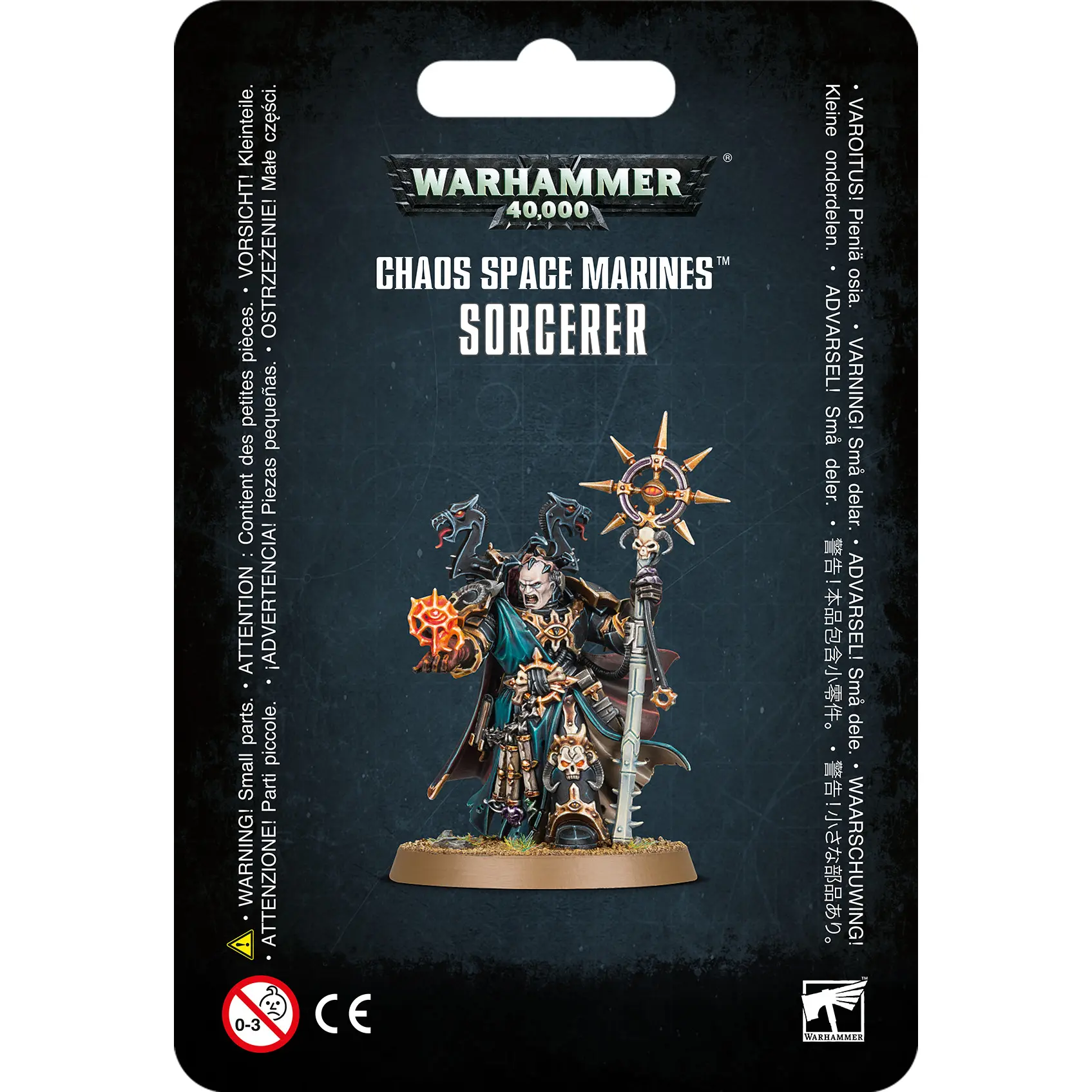 5011921127092 - 9-teilige Figur Warhammer 40k - Space Marine du chaos Sorcier 2019